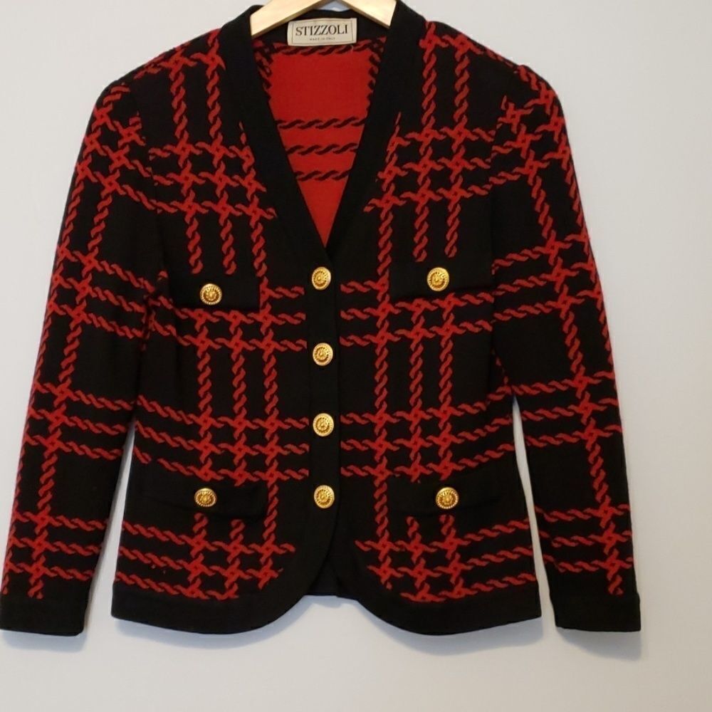 Stizzoli‎ Made in Italy Vintage cardigan 100% wool